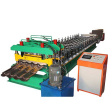 Online  one touch stable glazed tile roof sheet machine
